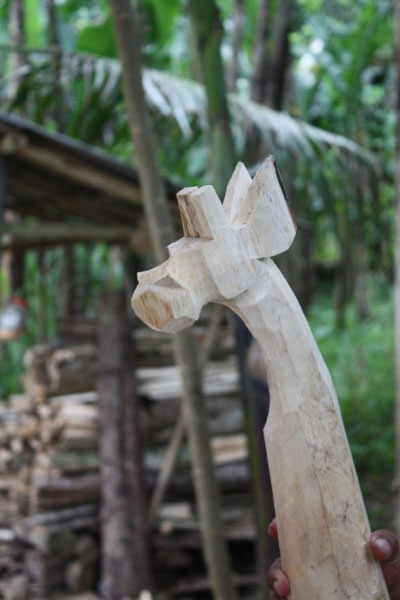 Je kunt er al echt een giraffe uithalen